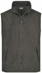 James & Nicholson (Daiber) Férfi fleece mellény JN045 - Sötétszürke | 3XL (1-JN045-100951)