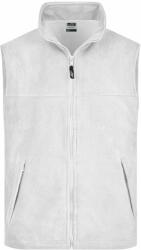 James & Nicholson (Daiber) Férfi fleece mellény JN045 - Fehér | 4XL (1-JN045-147430)
