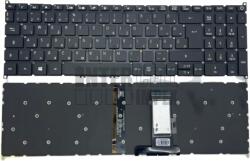 Acer Aspire A317-32 A317-33 A317-51 A317-51G A317-52 A715-41 A715-41G A715-42 A715-42G háttérvilágítással (backlit) fekete magyar (HU) laptop/notebook billentyűzet