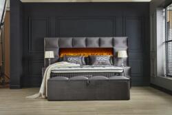 ABC Bedding Ruby kárpitozott ágyneműtartós ágy 180x200