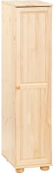 Möbelstar 212 - 1 ajtós natúr fenyő szekrény (polcos) - matracwebaruhaz