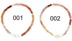  Bratara din Spinel Burma Natural Disc 1-3 x 4-5 mm - Diametru 56 mm - Accesorii Argint 925 - Gold Filled