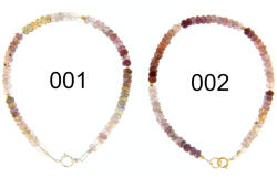  Bratara Spinel Burma Natural Disc Fatetat 1, 6-2, 5 x 4 mm - Diametru 56 mm - Accesorii Argint 925 - Gold Filled