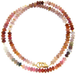  Colier Spinel Burma Natural Disc 1, 5-3 x 4-5 mm - Accesorii Gold Filled - Argint 925