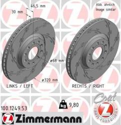 ZIMMERMANN Disc frana ZIMMERMANN BLACK Z 100.1249. 53 (100.1249.53)