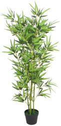 vidaXL Bambus artificial cu ghiveci 120 cm, verde (244456)