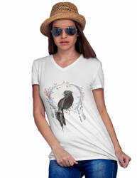  Selymesmadár - Női V Nyakú Póló (150334)