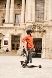 Scoot & Ride Pachet: trotineta copii pliabila cu roti luminoase, suport jucarie, highwaykick 2 black gold limited, 2 ani +, pana la 50 kg, scoot ride si casca s-m, 51-55 cm, 3 ani+ (BPJ-96529+96442) Trotineta