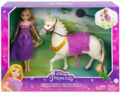 Mattel Disney Princess Set Papusa Rapunzel Si Calul Maximus (MTHLW23) - etoys