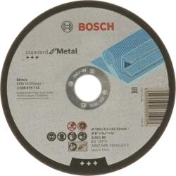 Bosch DISC DE TAIERE Standard for Metal 150 x 2.5 x 22.23 - Cod producator : 2608619774 - Cod EAN : 4059952631417 - 2608619774 (2608619774)