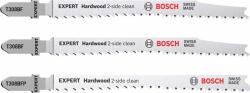 Bosch Set de 2 panze de ferastrau vertical EXPERT Hardwood 2-side clean T308BF/BFP - Cod producator : 2608900549 - Cod EAN : 405995253 - 2608900549 (2608900549)