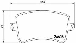 BREMBO Set placute frana, frana disc AUDI A4 Avant (8K5, B8) (2007 - 2015) BREMBO P 85 100