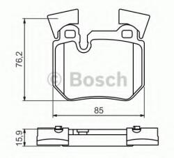 Bosch Set placute frana, frana disc BMW Seria 1 (E87) (2003 - 2013) BOSCH 0 986 494 421