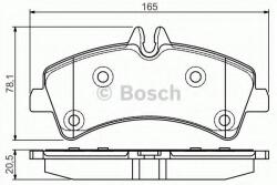 Bosch Set placute frana, frana disc MERCEDES SPRINTER 5-t caroserie (906) (2006 - 2016) BOSCH 0 986 495 099