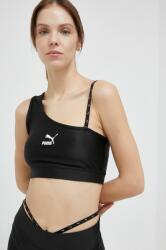 PUMA sport top Dare To női, fekete - fekete S