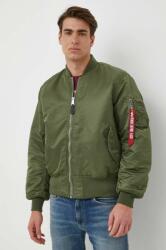 Alpha Industries kifordítható bomber dzseki MA-1 férfi, zöld, átmeneti - zöld XL