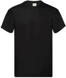 Fruit of the Loom Férfi póló Rövid ujjú Fruit of the Loom Original Full Cut T-Shirt - 4XL, Fekete