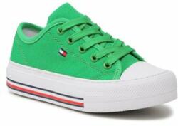 Tommy Hilfiger Teniși Low Cut Lace-Up Sneaker T3A9-32677-0890 M Verde