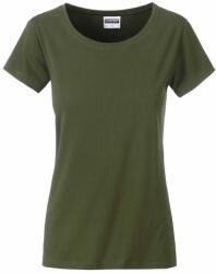 James & Nicholson (Daiber) Tricou clasic de damă din bumbac organic 8007 - Măslin | XXL (1-8007-1772791)