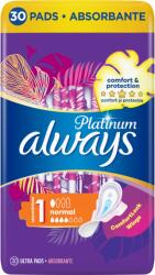 Always Platinum Normal Szárnyas Egészségügyi Betét, 30 db - shoperia