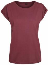 Build Your Brand Bluză lejeră cu mânecă scurtă pentru femei - Cherry | M (BY021-1000258762)