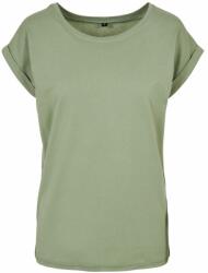 Build Your Brand Bluză lejeră cu mânecă scurtă pentru femei - Salvie blândă | XL (BY021-1000324698)