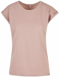 Build Your Brand Bluză lejeră cu mânecă scurtă pentru femei - Veche roz | M (BY021-1000324687)