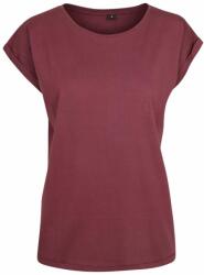 Build Your Brand Bluză lejeră cu mânecă scurtă pentru femei - Cherry | 5XL (BY021-1000278548)