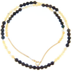  Colier Opal de Foc Natural Rotund 4x4 mm - Accesorii Gold Filled - concepttropic - 421,00 RON