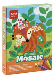 APLI Mozaikos képkészítő készlet, APLI Kids "Animals Mosaic", erdei állatok (LCA14289) - onlinepapirbolt