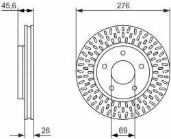 Bosch Disc frana BOSCH 0 986 479 783 - piesa-auto