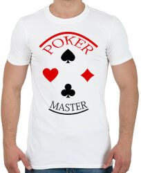 printfashion pokermaster_2 - Férfi póló - Fehér (13079160)