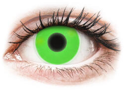 Maxvue Vision Lentile de contact colorate ColourVUE Crazy Glow Green - fără dioptrie (2 lentile)
