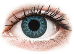 Maxvue Vision Lentile de contact colorate ColourVUE Crazy Lens - Solar Blue - cu dioptrie (2 lentile)