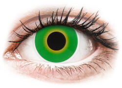 Maxvue Vision Lentile de contact colorate ColourVUE Crazy Lens - Hulk Green - fără dioptrie (2 lentile) Ochelari de citit