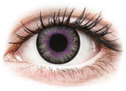 Maxvue Vision Lentile de contact colorate ColourVUE Fusion Violet Gray - fără dioptrie (2 lentile)