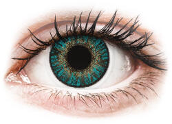 Alcon Lentile de contact colorate FreshLook ColorBlends Turquoise - fără dioptrie (2 lentile) Ochelari de citit