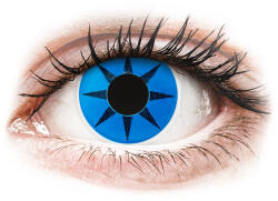 Maxvue Vision Lentile de contact colorate ColourVUE Crazy Lens - Blue Star - fără dioptrie (2 lentile)