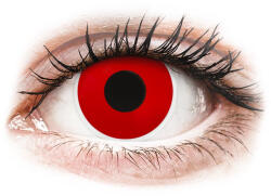 Maxvue Vision Lentile de contact colorate ColourVUE Crazy Lens - Red Devil - fără dioptrie (2 lentile)