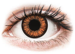 MAXVUE VISION Lentile de contact colorate Orange Twilight ColourVUE Crazy Lens (2 daily lenses)