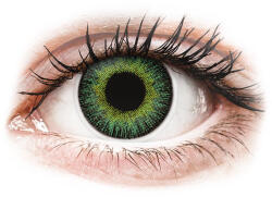 Maxvue Vision Lentile de contact colorate ColourVUE Fusion Green Yellow - cu dioptrie (2 lentile) Ochelari de citit