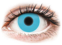 Maxvue Vision Lentile de contact colorate ColourVUE Crazy Glow Blue - fără dioptrie (2 lentile) Ochelari de citit