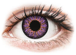 Maxvue Vision Lentile de contact colorate ColourVUE Glamour Violet - fără dioptrie (2 lentile)