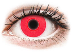 Maxvue Vision Lentile de contact colorate ColourVUE Crazy Glow Red - fără dioptrie (2 lentile)