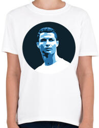 printfashion Cristiano Ronaldo - Gyerek póló - Fehér (13065698)