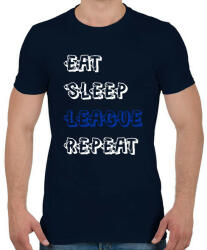 printfashion League of Legends 02 - Férfi póló - Sötétkék (13056399)