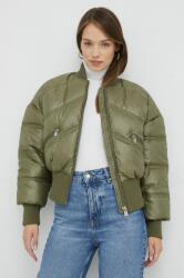 Guess bomber dzseki női, zöld, téli, oversize - zöld XL