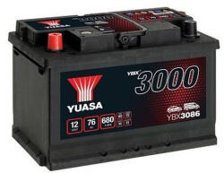 YUASA 76Ah 680A left+ (YBX3086)