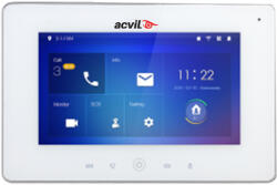 Acvil Videointerfon de interior IP WiFi Acvil ACV-5221DW-IP, 7 inch, aparent, slot card, PoE (ACV-5221DW-IP)