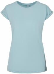 Build Your Brand Laza női póló felhajtott ujjakkal - Óceánkék | 5XL (BY021-1000296064)